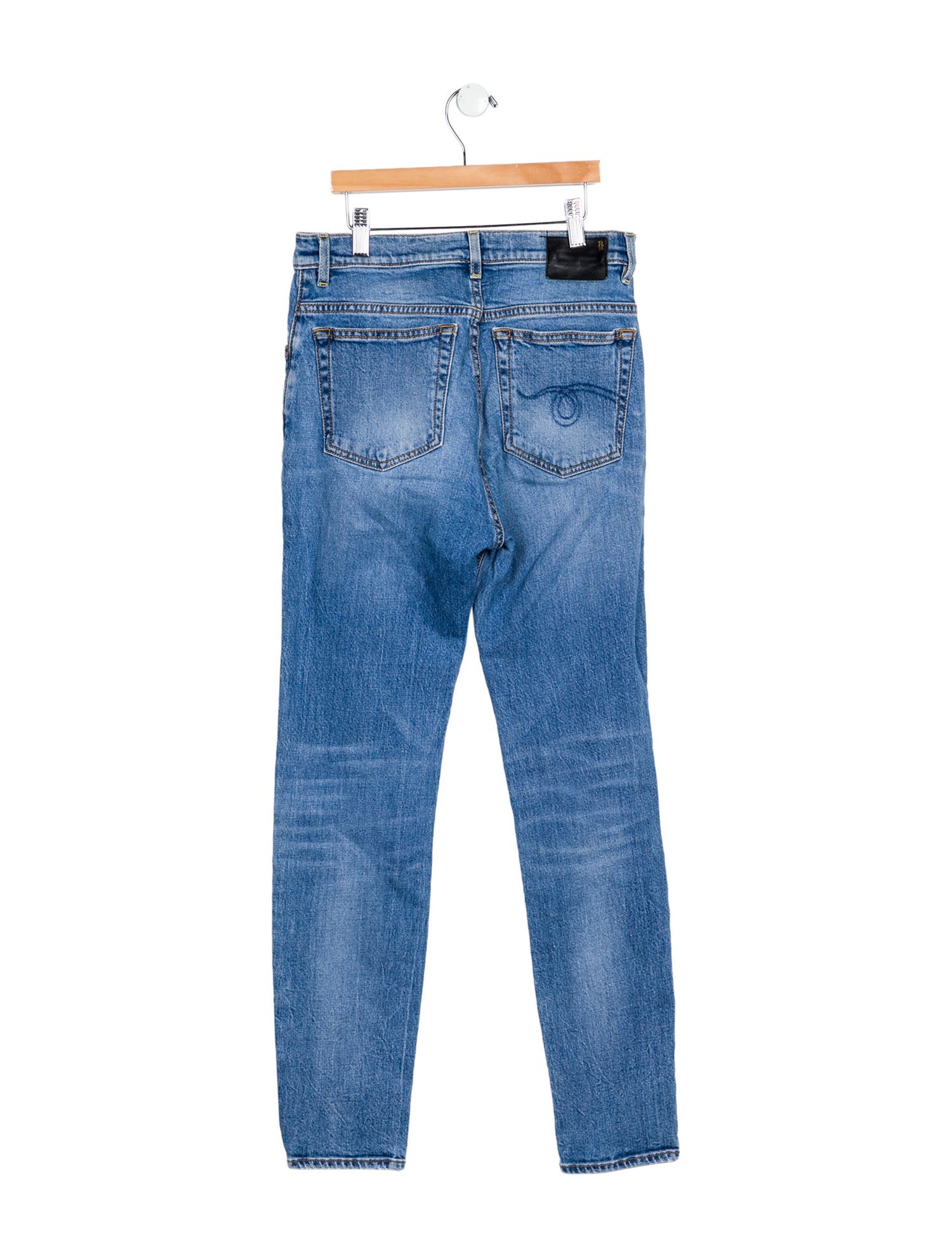 R13 High-Rise Skinny Leg Jeans